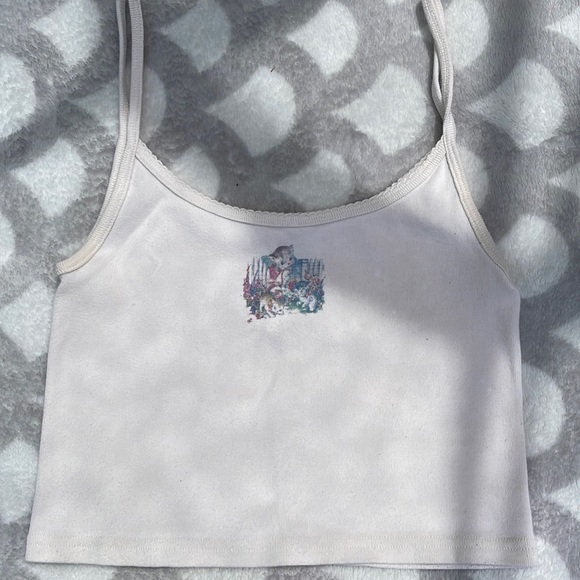 brandy melville cream cat tank! - Picture 1 of 4